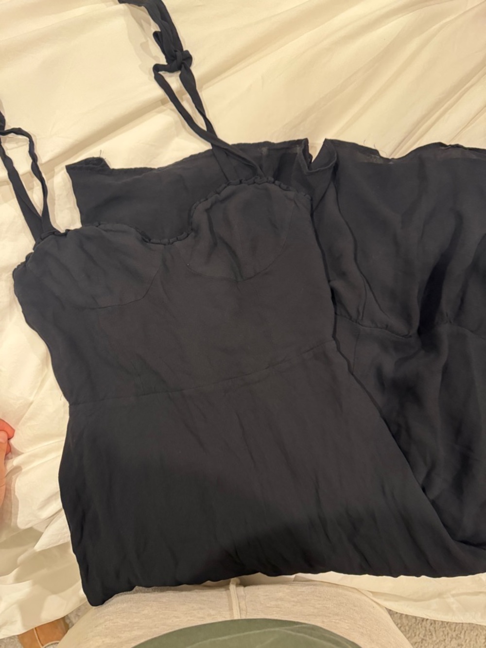 Reformation Black Nikita Dress 10 - Picture 7 of 8